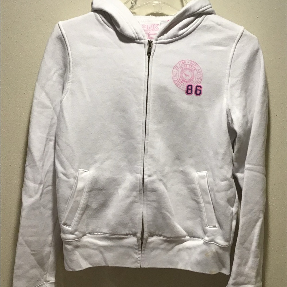 White PINK by Victoria Secret full zip
